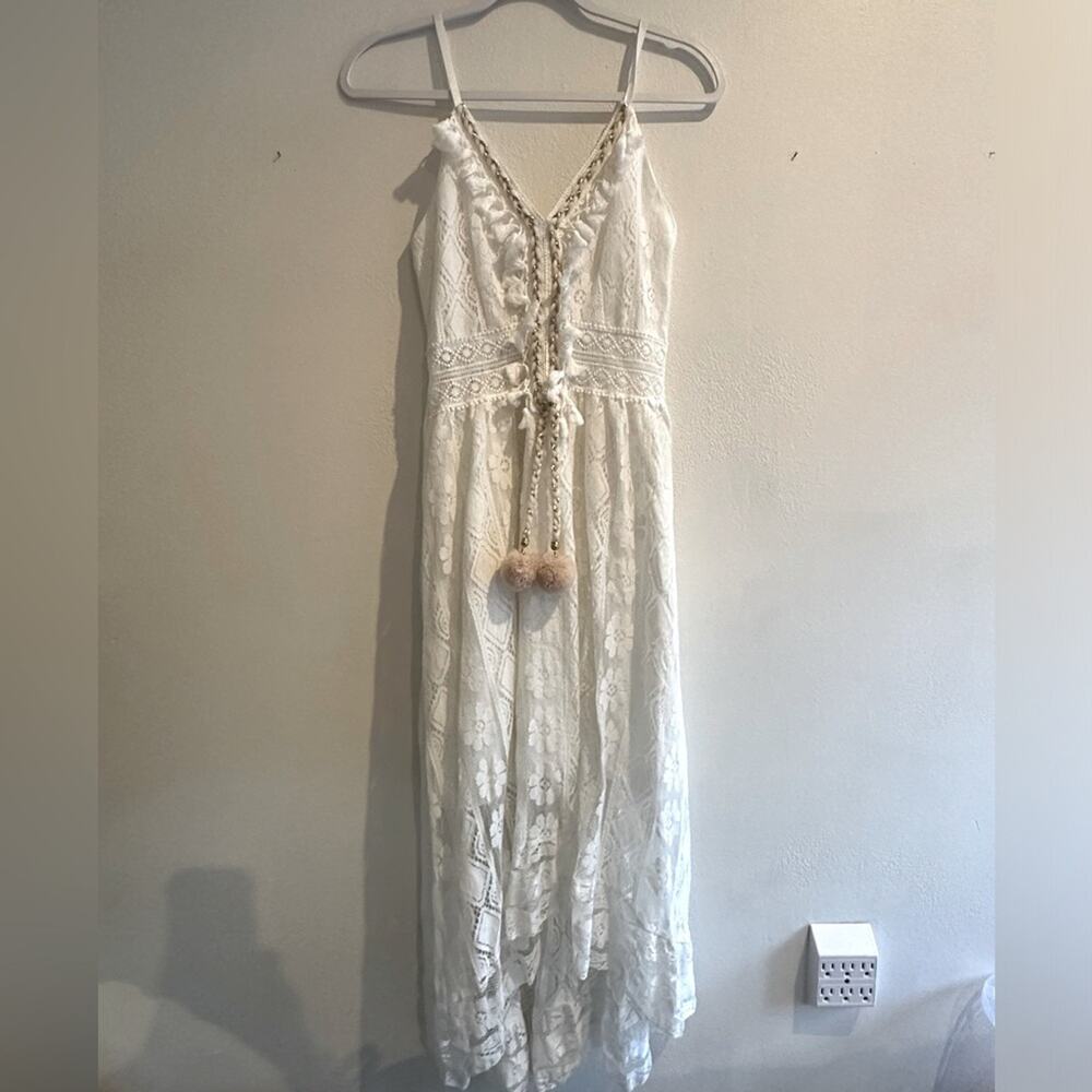 Lace sundress or swim cover size small